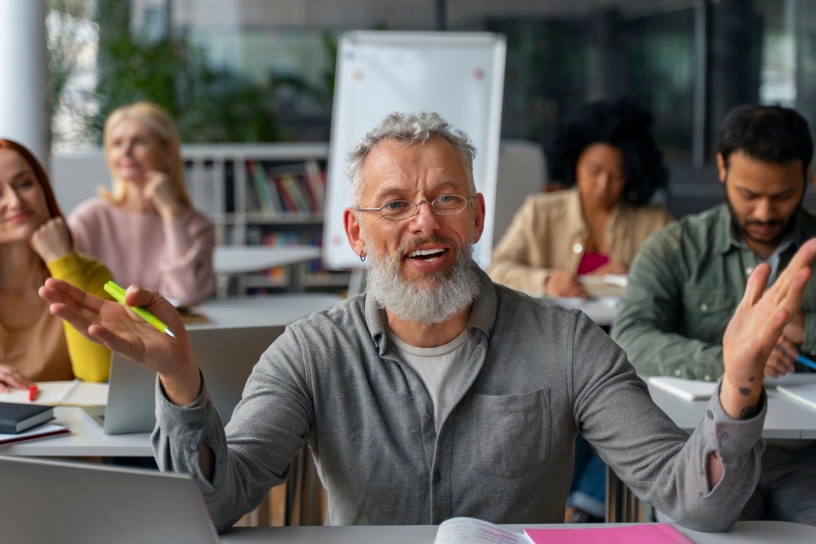 Modern barbershop training facility with professional equipment and tools
